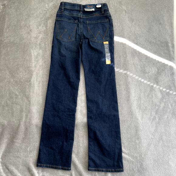 Wrangler Willow Riding Jeans Women's 26/1 x 32 Bootcut Dark Wash Stretch Waist - Picture 4 of 11